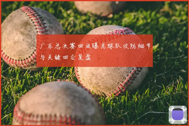广东总决赛回放曝光球队攻防细节与关键回合复盘