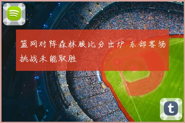 篮网对阵森林狼比分出炉 东部客场挑战未能取胜