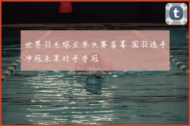 世界羽毛球女单决赛落幕 国羽选手冲冠未果对手夺冠